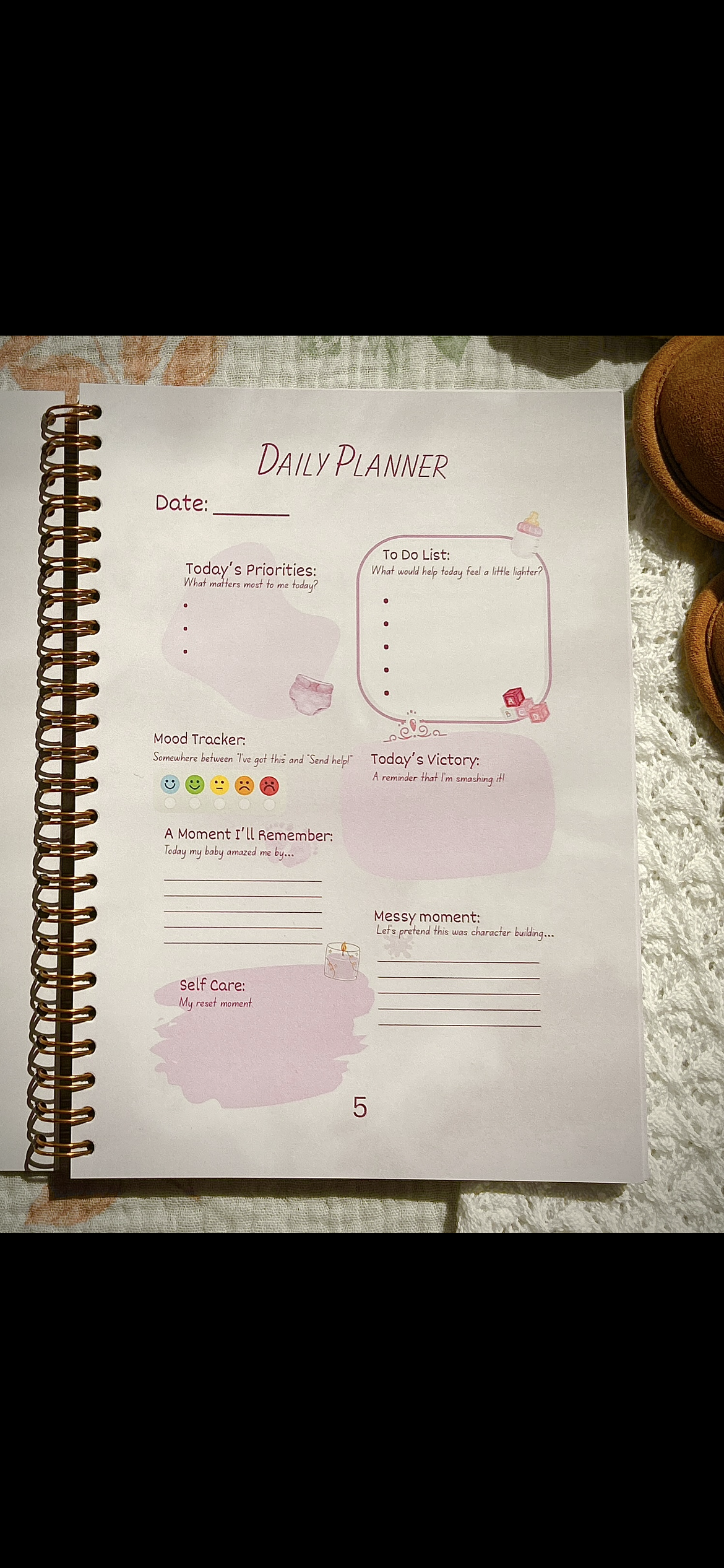 One Day At A Time - Mum Life Planner